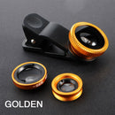 Kit de lente para câmera de celular angular lente olho de peixe(Suporte universal para todos os telefones celulares)