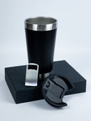 Copo Térmico 473ml Com Tampa E Abridor Inox Para Cerveja Quente e Gelado