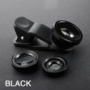 Kit de lente para câmera de celular angular lente olho de peixe(Suporte universal para todos os telefones celulares)