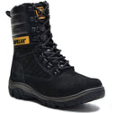 Bota masculina Caterpillar Cano longo em couro resistente